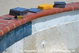 swimming pool tile replacement